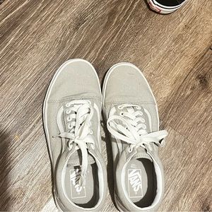 Grey Vans women’s size 9.5